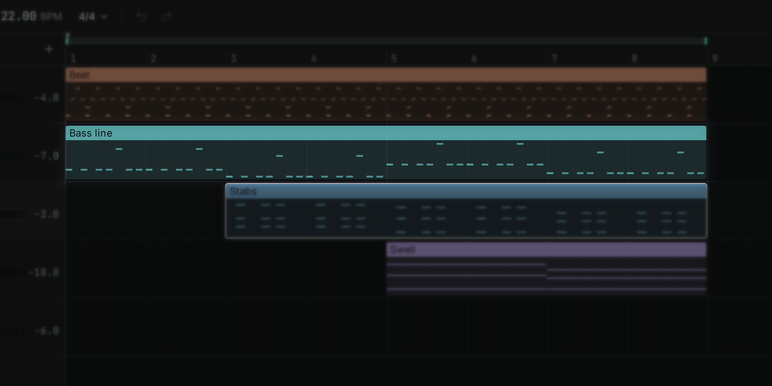 Clips on the arrangement